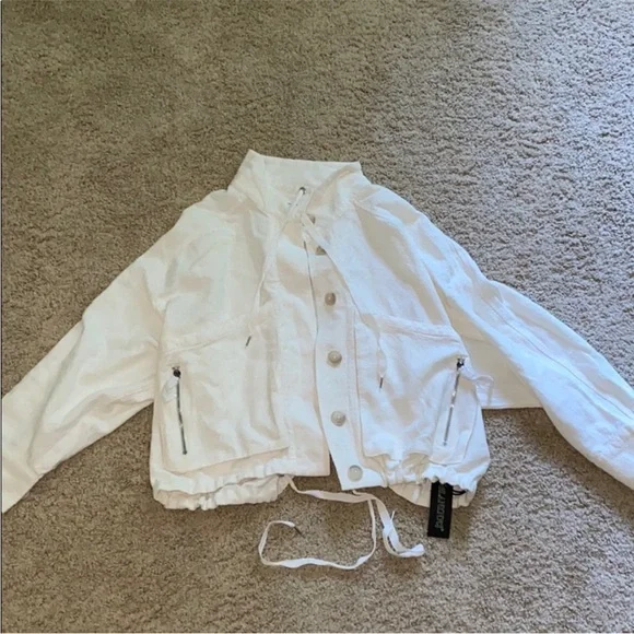 🆕 Blank NYC linen blend utility Jacket - Picture 4 of 8